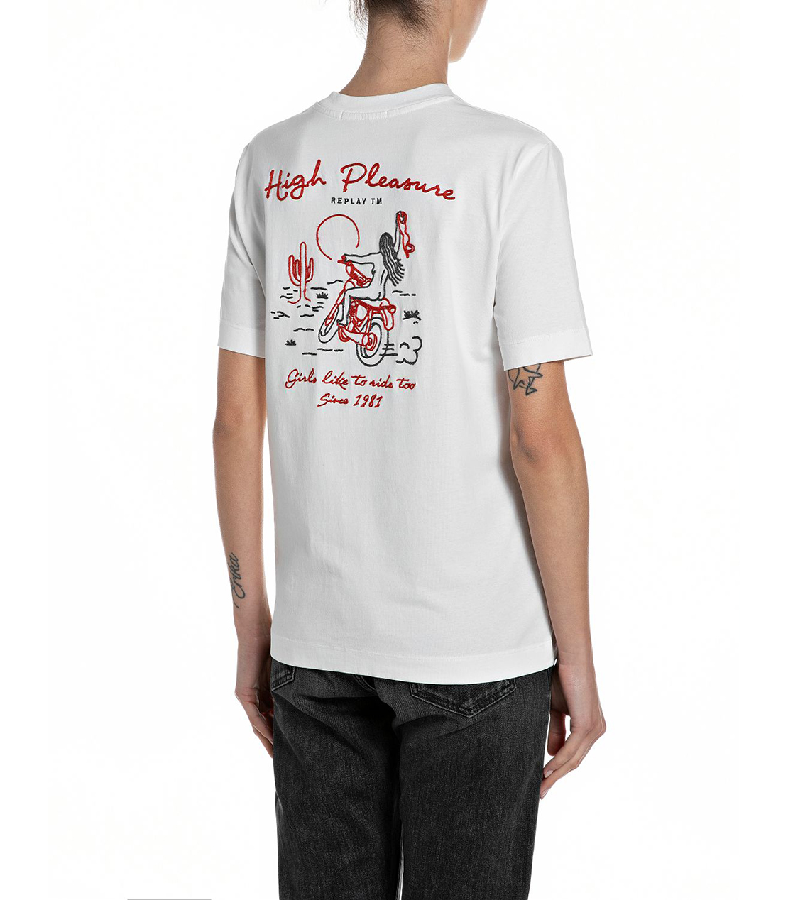 オープンエンドジャージーTシャツ 詳細画像 ホワイト 2